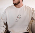 Minimalist impact full Sweatshirt - Premium Beige